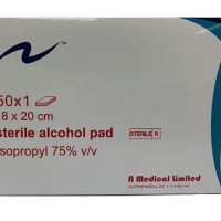 “N Medical” 消毒酒精棉 18 x 20cm (50塊/盒)(PAS1820M )