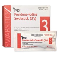 “PDI” Povidone-Iodine 碘酒棉花棒 (3支x25包/盒) (S41125 )