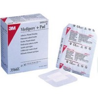 “3M” Medipore +Pad Adhesive Wound Dressing 10x10cm (25塊/盒) (3566E)