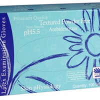 美國 “Blossom” pH5.5 乳膠手套 (無粉 – 100隻/盒) (GS017-XS)